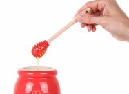 HBV Honingpot Met Honinglepel
